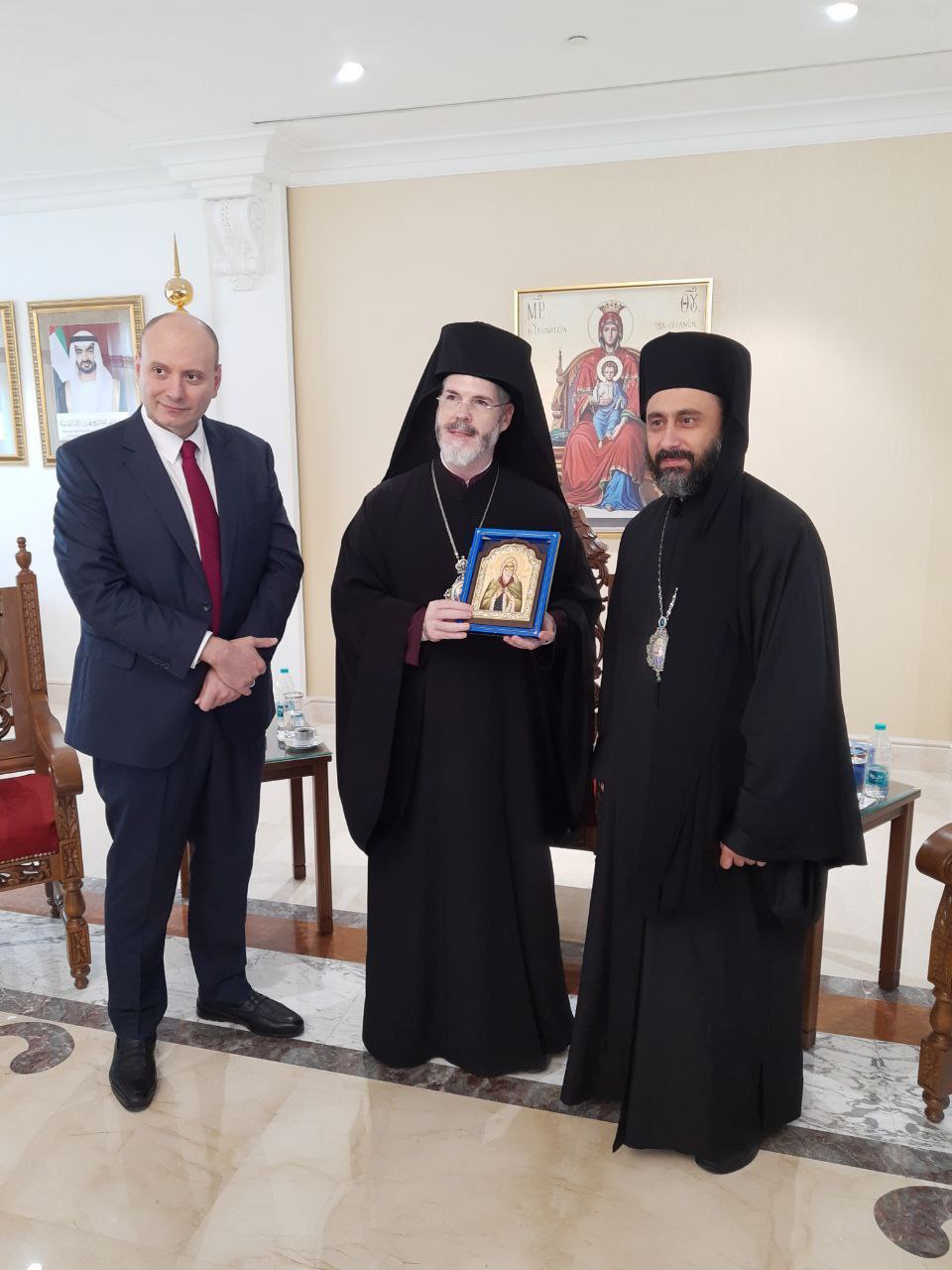 Metropolitan Antoniy and Bulgarian Ambassador met with the Right Reverend Bishop Gregorios